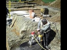 Bohren mit 1000er Bohrkrone