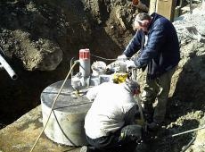 Bohren mit 1000er Bohrkrone